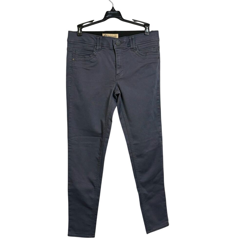 DEMOCRACY Ab Technology Mid Rise Charcoal Grey Jeans | 4